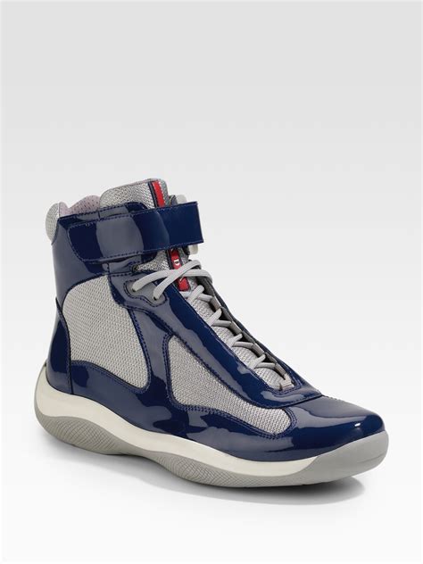 prada women sneaker|high top prada sneakers.